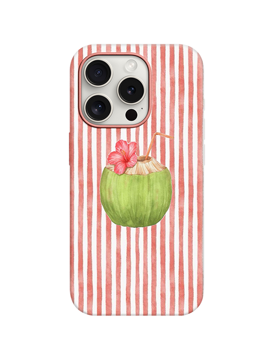 Coconut Desenli Lüx Premium İçi Kadifeli Telefon Kılıfı KOD 764